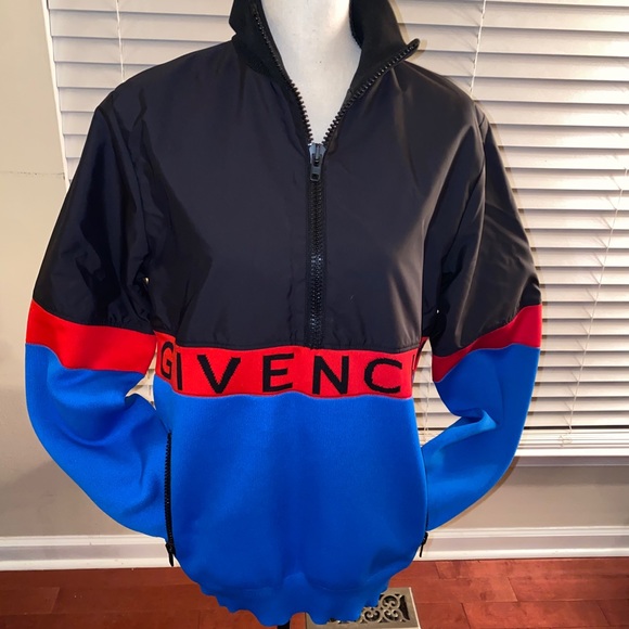 givenchy half zip jacket